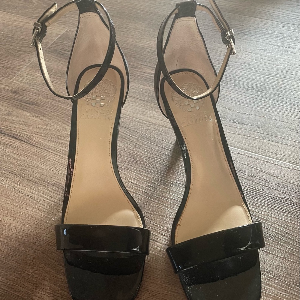 Vince Camuto Black Patent Heels